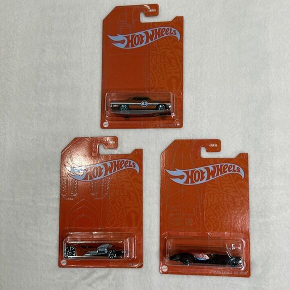 Hot Wheels 53rd Anniversary Bundle Orange Card Twin Mill Cadillac Chevelle - Picture 1 of 4